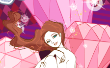 粉色唯美浪漫女生节妇女节祝福贺卡h5模板缩略图