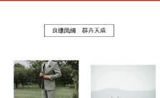 中国红大气婚礼邀请函长单页缩略图